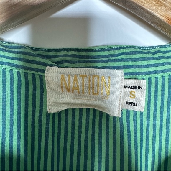 NATION LTD. Anthropologie Green Dustin Romantic Midi Dress Size Small - Picture 6 of 14